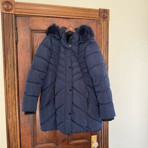 Sportoli Women's Dark Blue Puffer Jacket